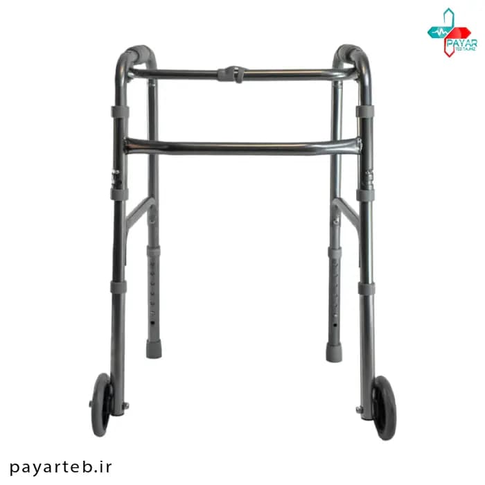 واکر چرخدار تاشو آلومینیومی JTS — تصویر ۲