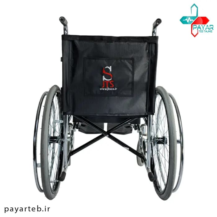 ویلچر ساده استیل بادی JTS مدل 809P — تصویر ۲