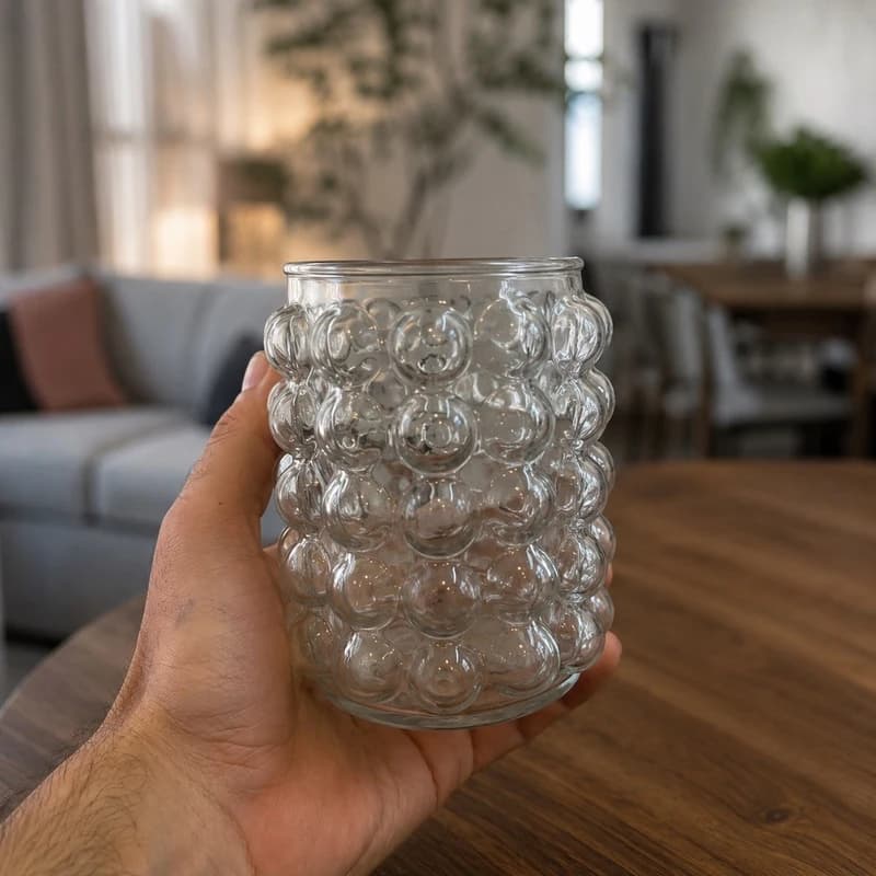 لیوان کارین مدل شیشه ای برجسته بسته 3 عددی — تصویر ۱۰
