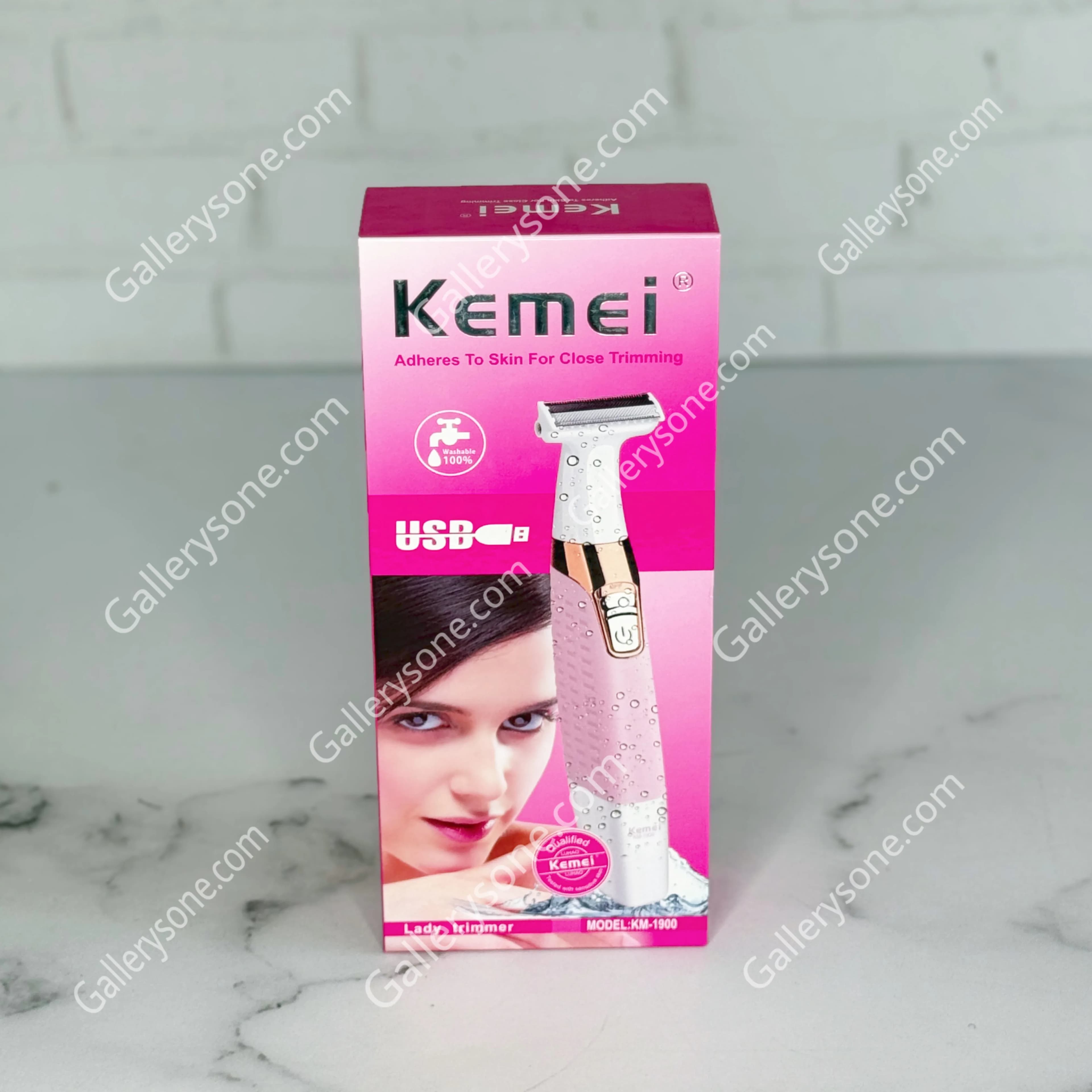 شیور بانوان کیمی KM-1900 | ماشین اصلاح صورت و بدن ضد آب — تصویر ۶