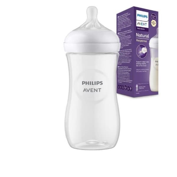 شیشه شیر نچرال 330میل ریسپانس اونت Philips Avent scy906/01