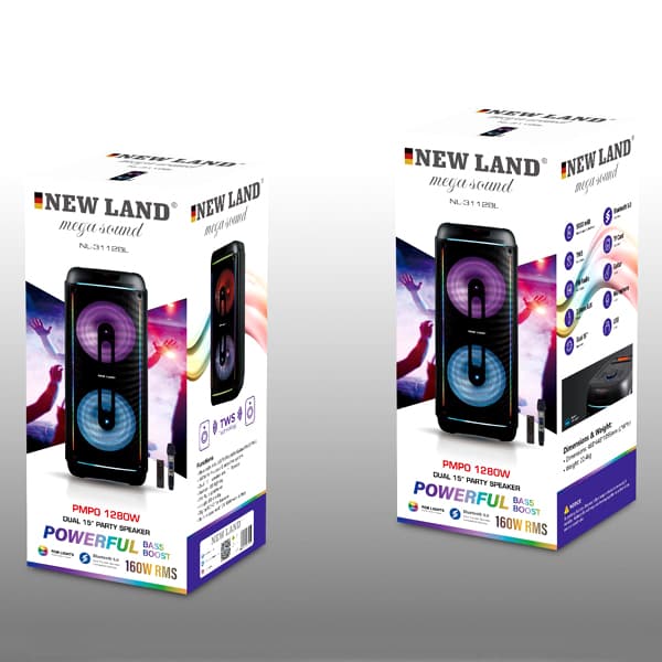 اسپیکر پارتی نیولند NL-3112BL NEWLAND — تصویر ۲