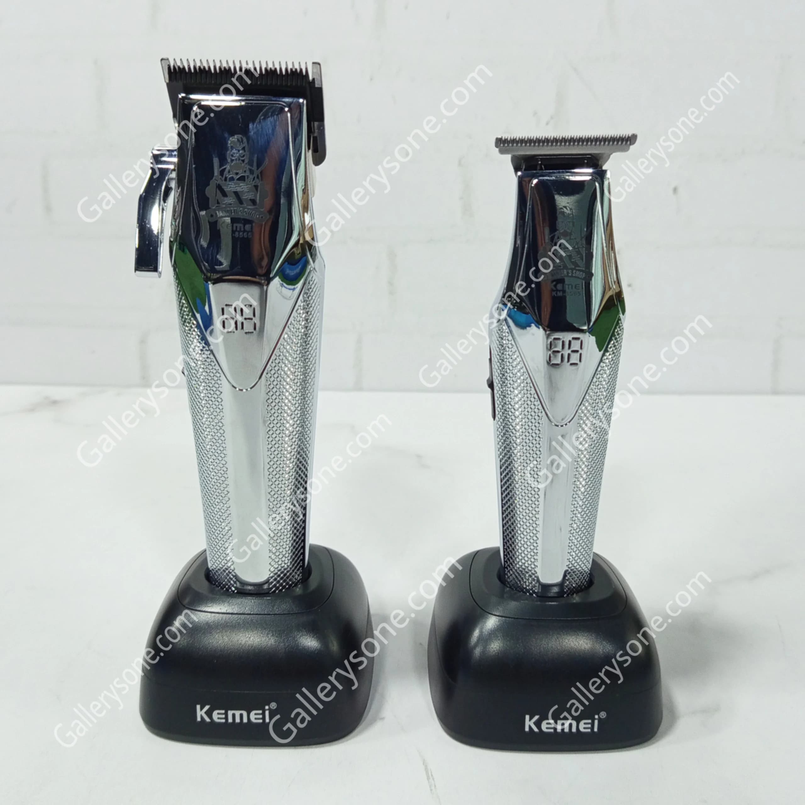ست ۲ قلو فلزی ماشین اصلاح و خط زن کیمی مدل KM-8565 — تصویر ۱۲