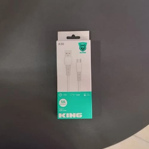 کابل تایپ سی King K30 | شارژ سریع، انتقال داده