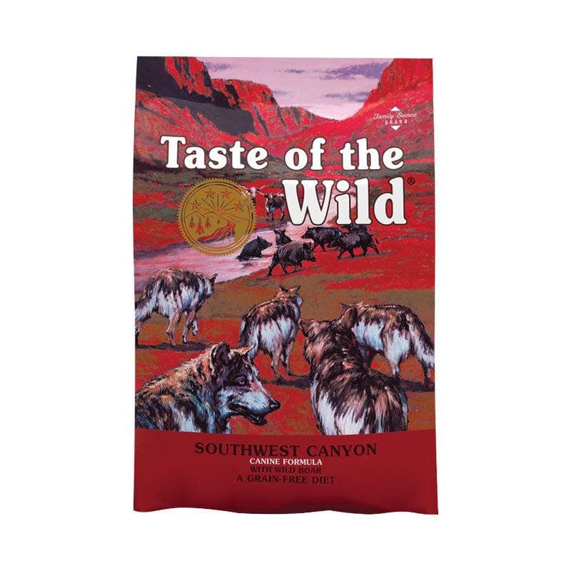 غذاي خشک سگ بالغ با طعم گراز وحشي – southwest cayon taste of the wild 2kg
