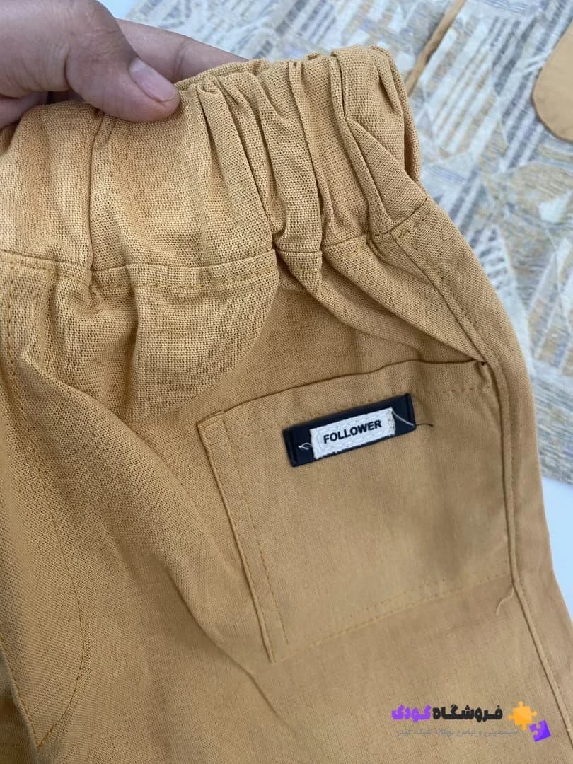 ست تیشرت و شلوارک پسرانه مجلسی — تصویر ۲