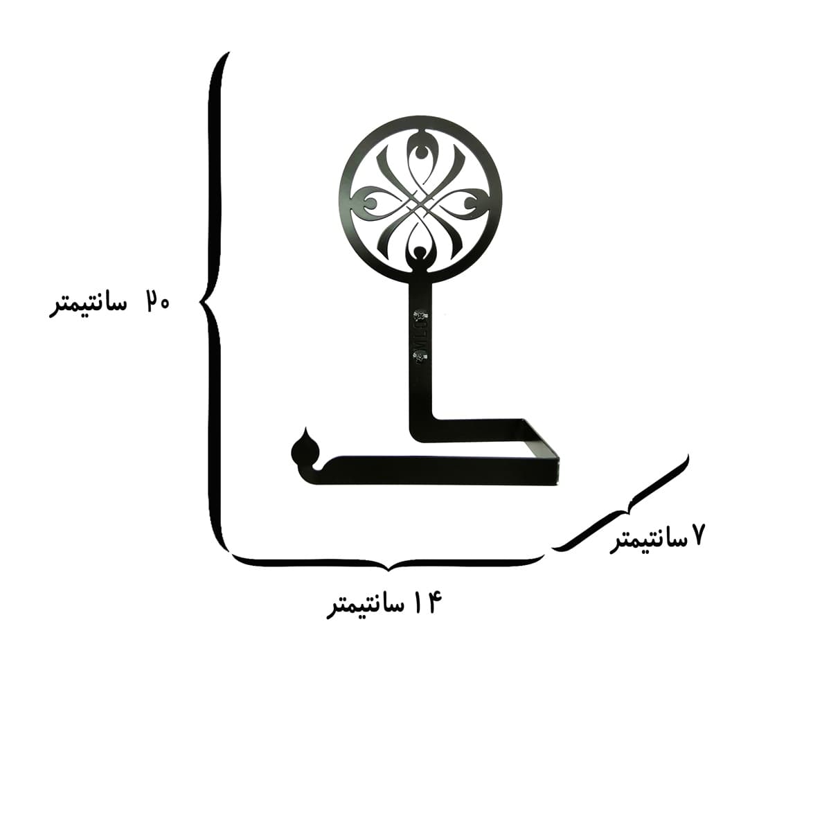پایه رول دستمال کاغذی مدل تای چی کد KMJ7 — تصویر ۱۲