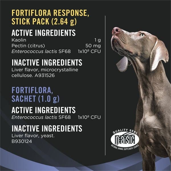 مکمل سگ پورینا پرو پلن سگ همه سنین فورت فلورا ۲۳ عدد ۵۲ گرمی | Purina Pro Plan FortiFlora 23×1.85oz — تصویر ۶