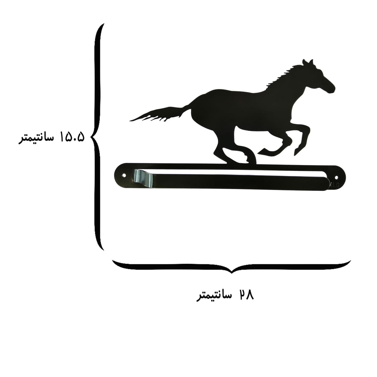 آویز حوله مدل کژال کد KMJ23 — تصویر ۸