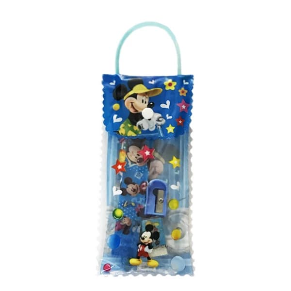 بسته لوازم تحریر مدل Mickey Mouse مجموعه 5 عددی رنگ زرد — تصویر ۲