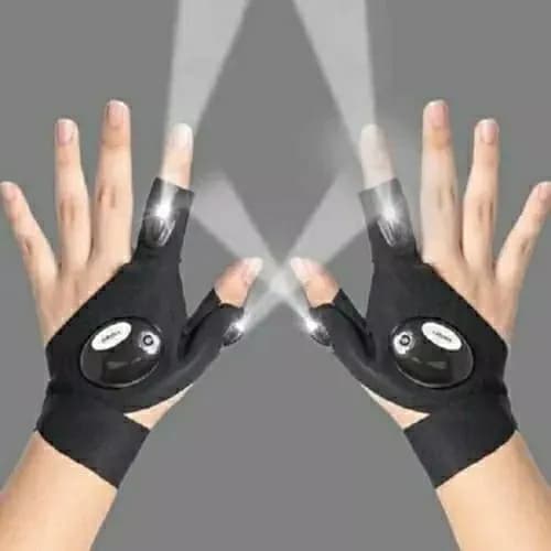 دستکش چراغ دار گلولایت مدل Tactical — تصویر ۵