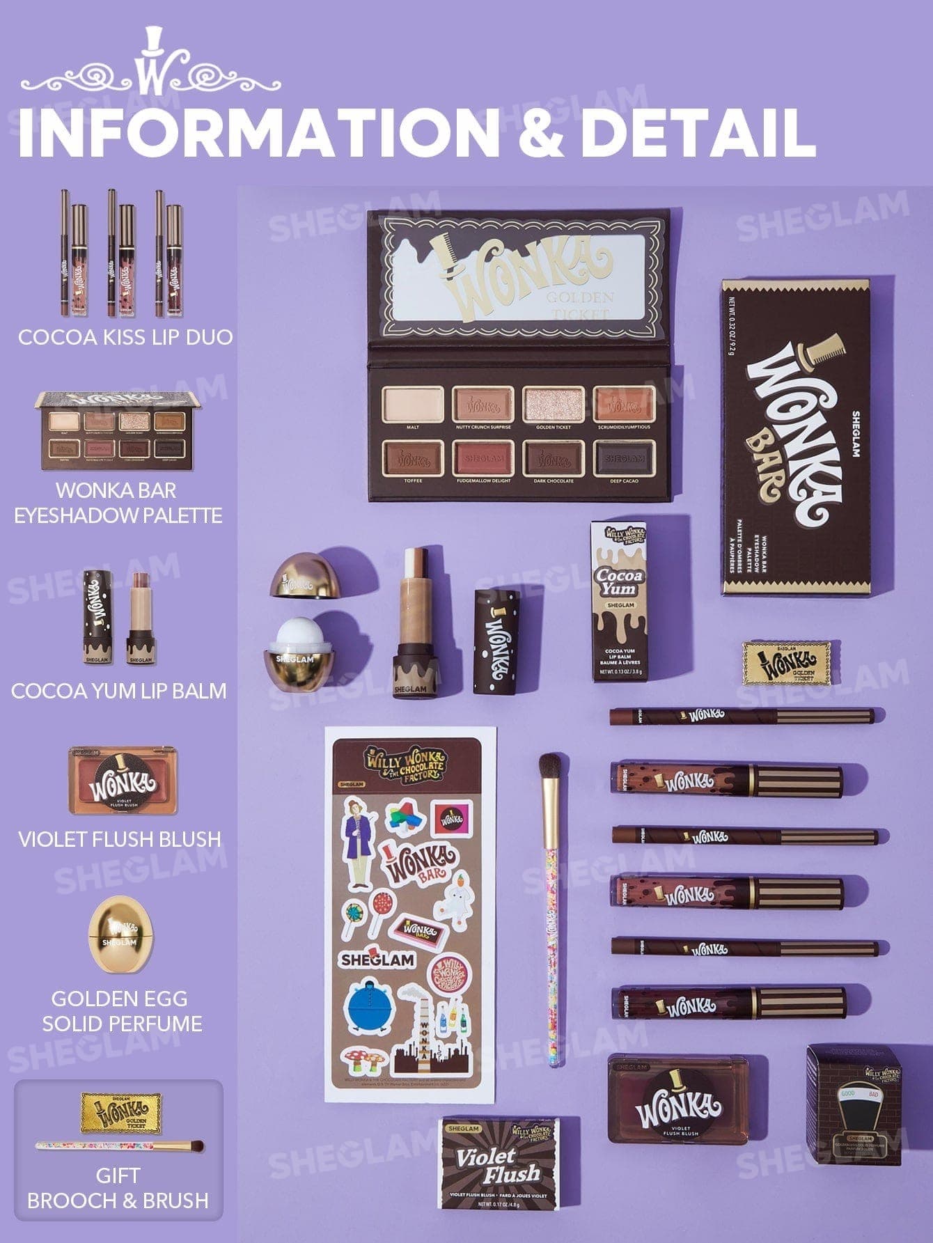 پک ویلی ونکا شیگلم (ست- کالکشن) مدل: Willy Wonka — تصویر ۱۰