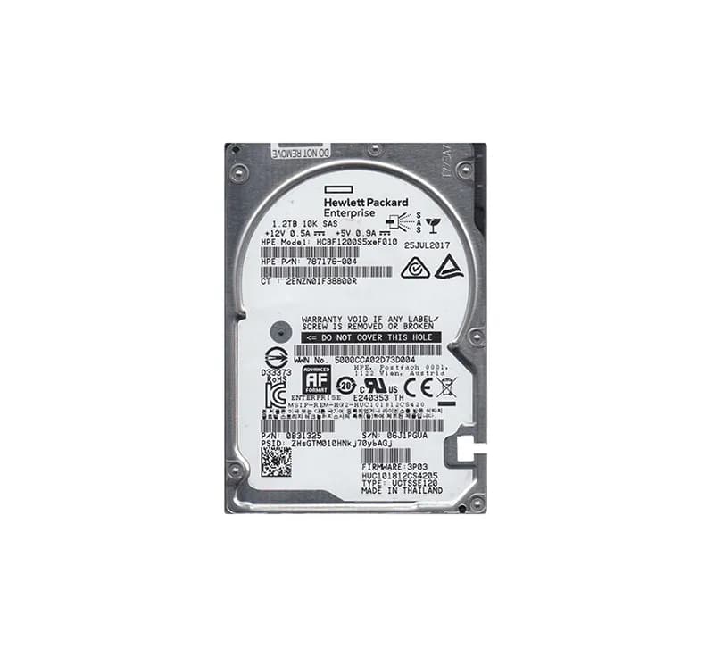 هارد سرور اچ پی HP 1.2TB SAS 12G 10K (HGST) SFF HDD — تصویر ۵
