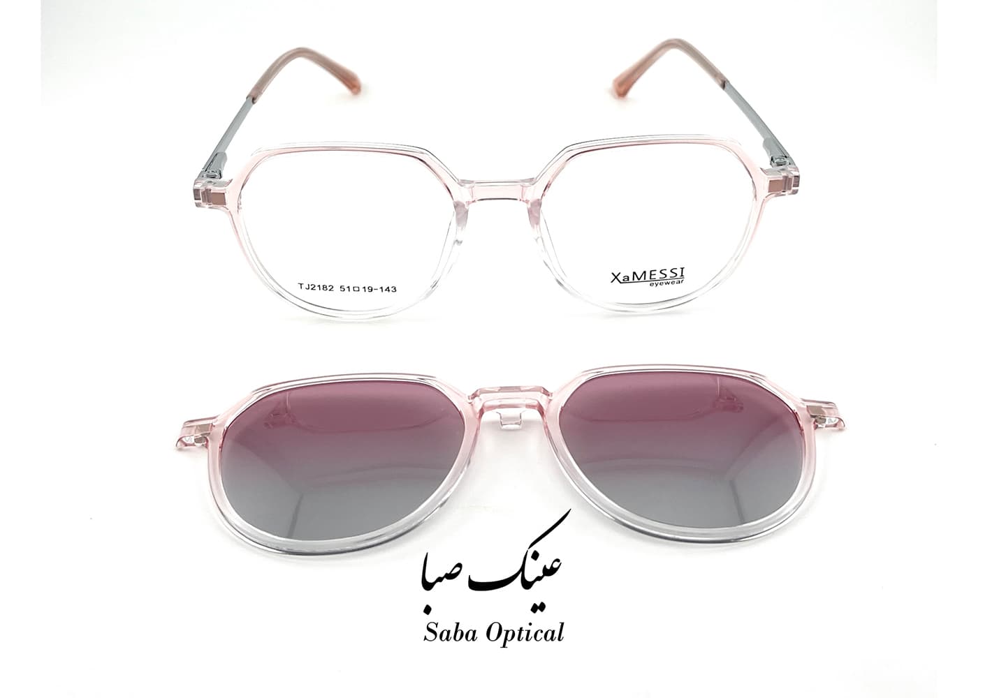 عینک طبی کاوردار ژامسی مدل TJ2182 — تصویر ۱۰
