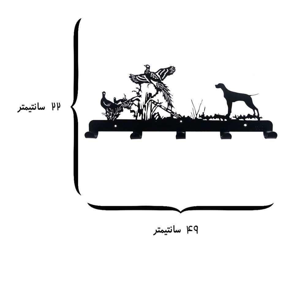 آویز لباس مدل پوینتر کد KMH54 — تصویر ۷