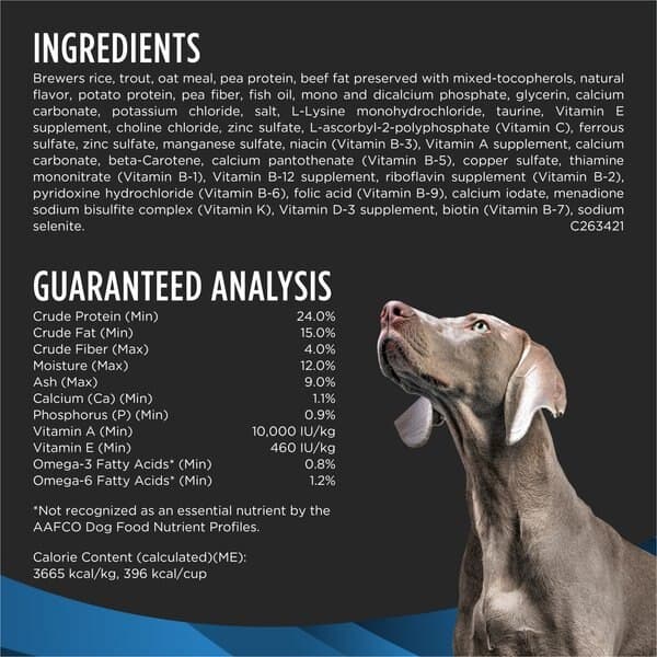 غذای خشک پورینا پرو پلن سگ بالغ DRM پوست نچرالز ۱۱.۳۴ کیلوگرم | Purina Pro Plan Veterinary Diets DRM Naturals 25lb — تصویر ۶