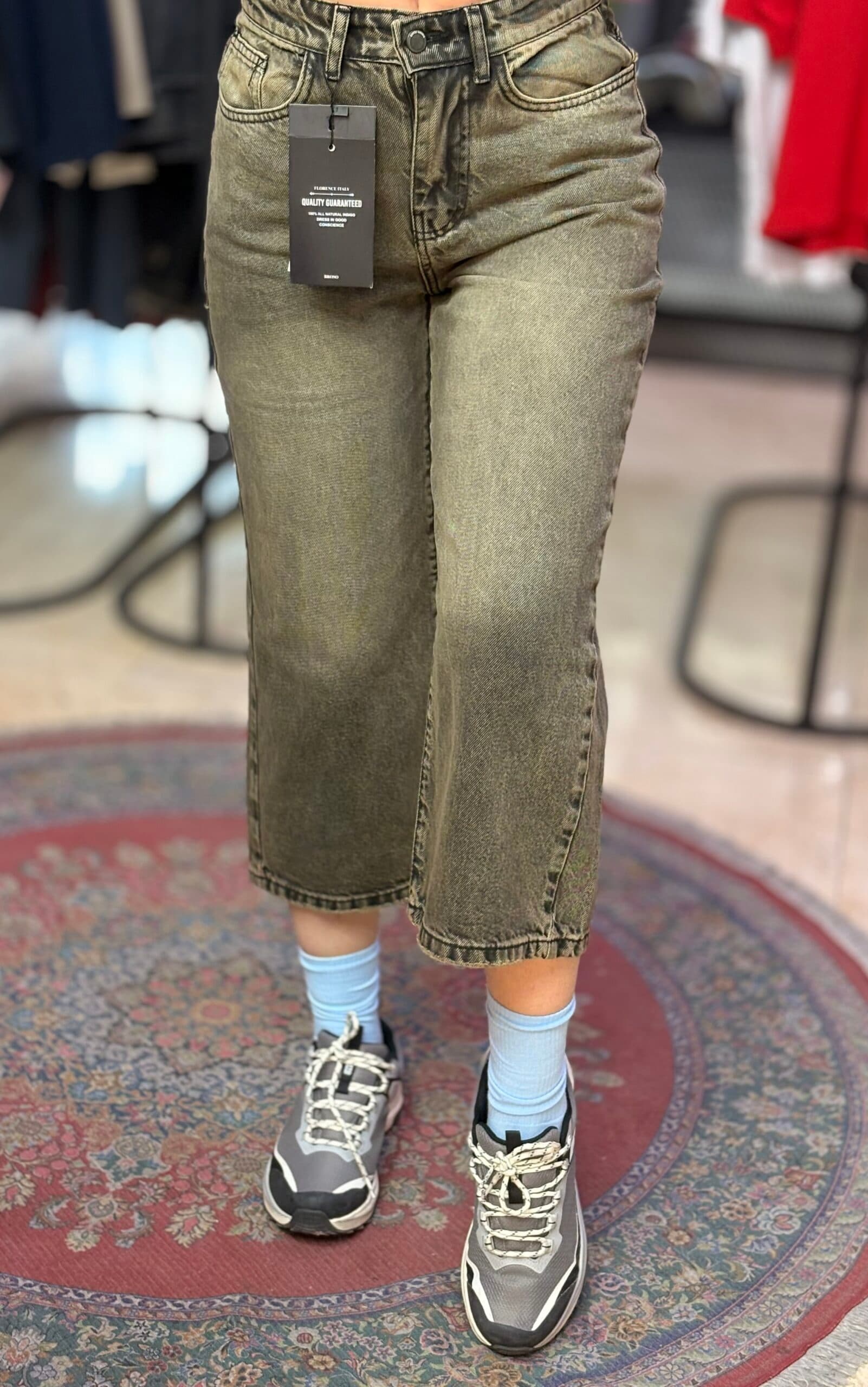 شلوار بگ ذغالی کد 13698 — تصویر ۴