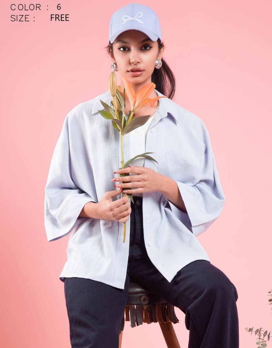 شومیز Basic رنگی کد 13532 — تصویر ۹