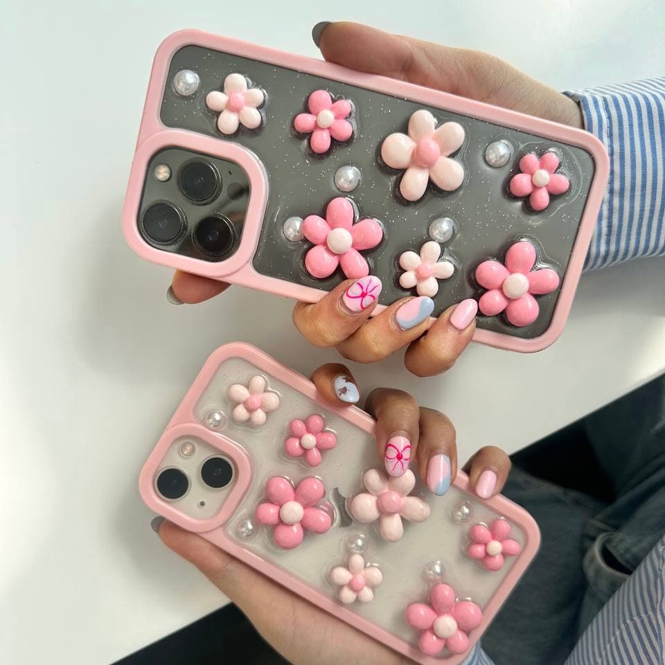قاب نرگس صورتی آیفونی — تصویر ۴