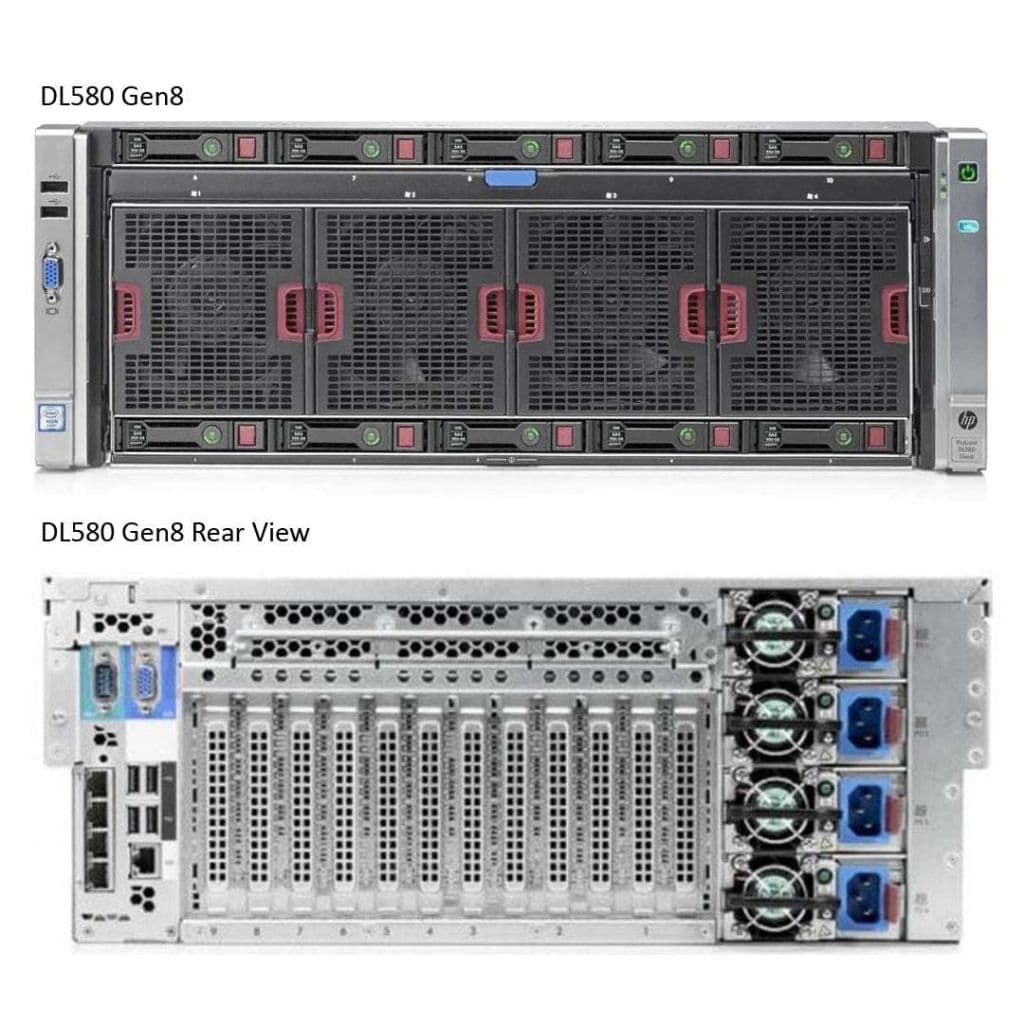 سرور HP ProLiant DL580 Gen8 10sff — تصویر ۲