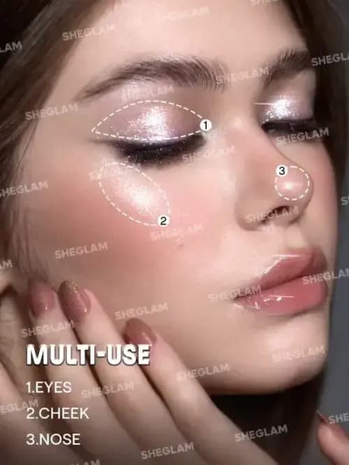 سایه تکی مدل ENIGMA SPARKLY شیگلم SHEGLAM — تصویر ۴