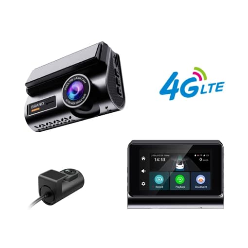 دوربین خودرو سیم کارتی P85 دو دوربین 2K اینفینیتی