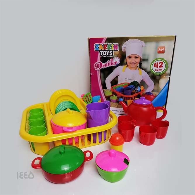 اسباب بازی سبد آبچکان 42 قطعه ( زرین )