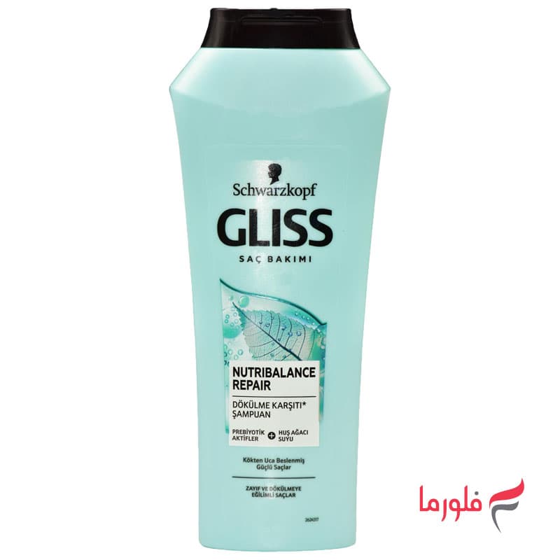 شامپو ضد ریزش گلیس Schwarzkopf مدل Nutribalance Repair
