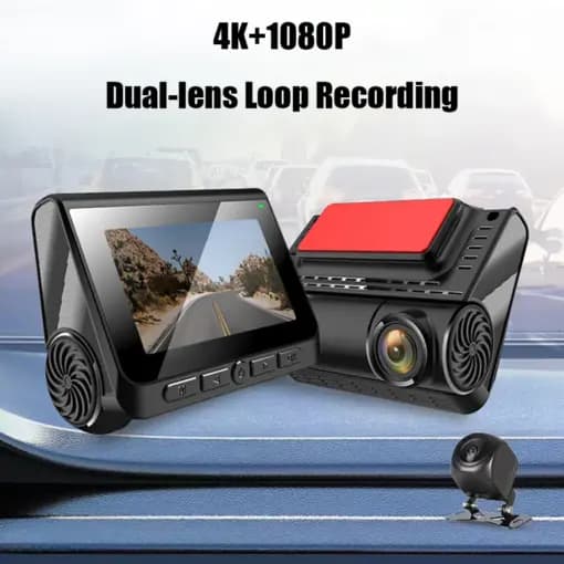 دوربین خودرو وای فای دار دو دوربین 4K مدل MR X800s