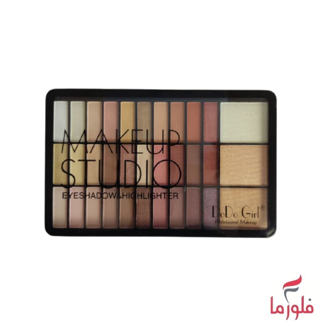 پالت سایه و هایلایتر میکاپ استودیو دودوگرل