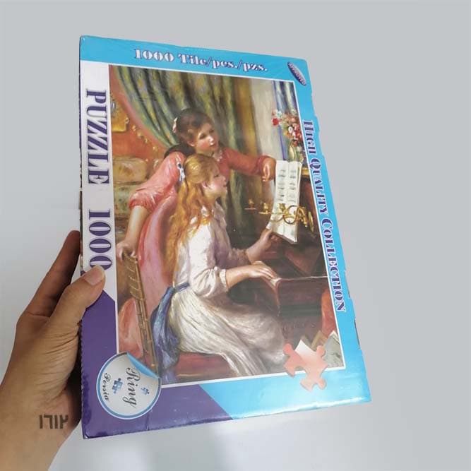 پازل 1000 تکه طرح دختر و پیانو — تصویر ۲