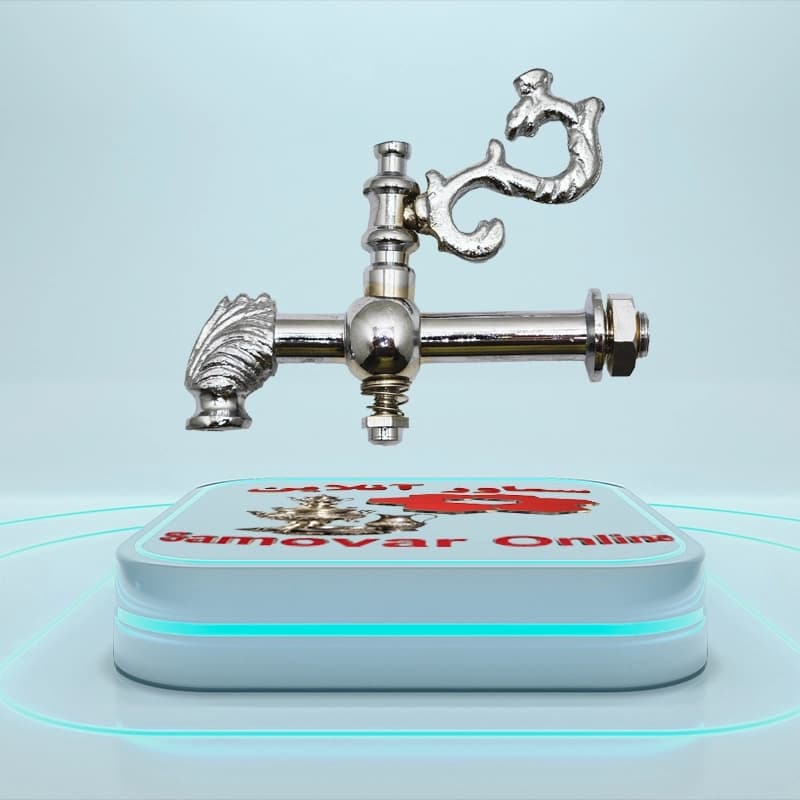 شیر سماور کله اسبی گرد 6 لیتری