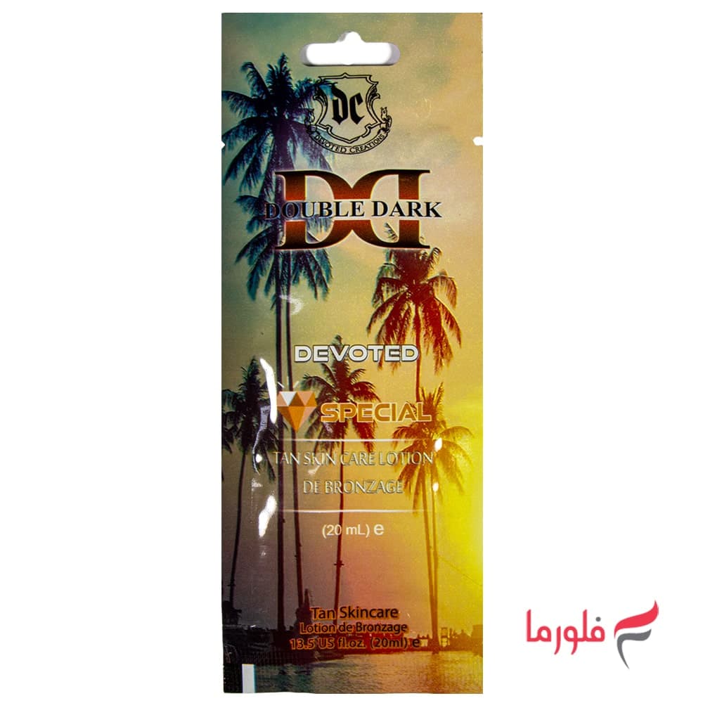 لوسیون سولاریوم دیوتد مدل Double Dark حجم 20 میلی لیتر — تصویر ۲