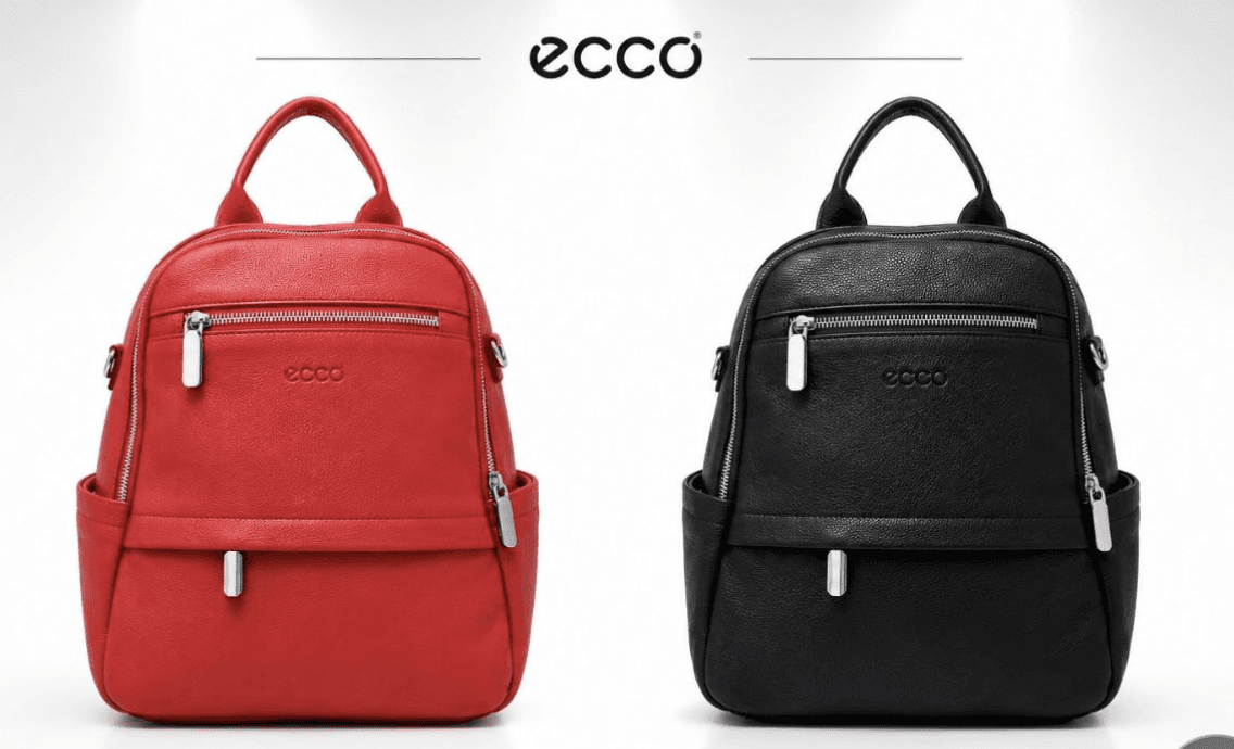 Backpack eccoكوله پشتي چرمي اكو — تصویر ۲