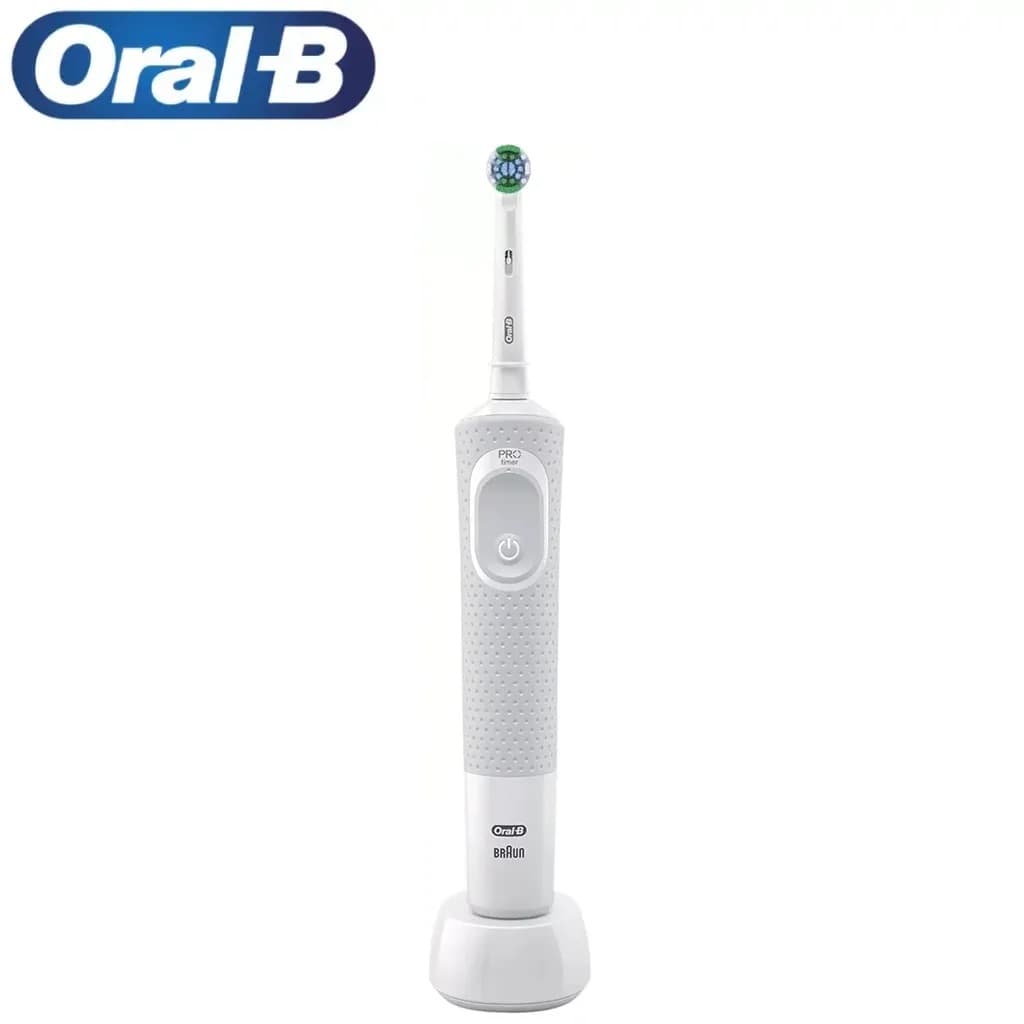 مسواک برقی اورال بی مدل Vitality Precision Clean D100 سفید — تصویر ۹