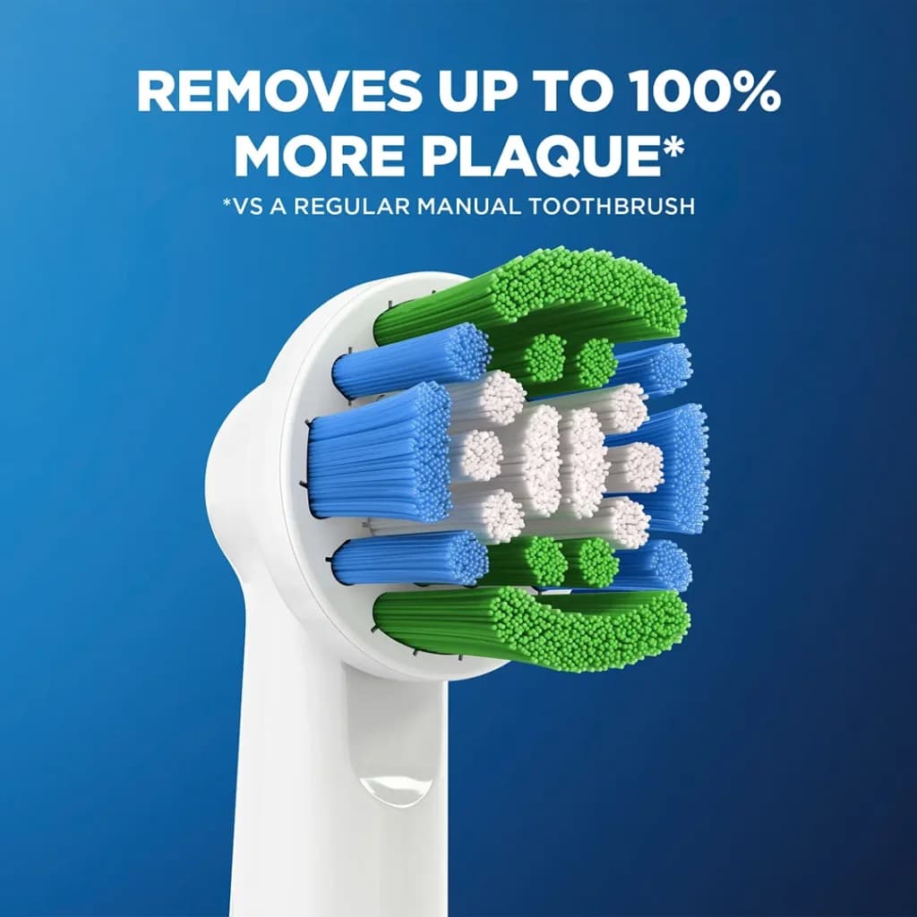 مسواک برقی اورال بی مدل Vitality Precision Clean D100 سفید — تصویر ۳
