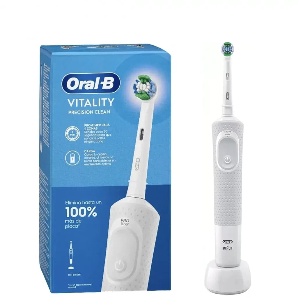 مسواک برقی اورال بی مدل Vitality Precision Clean D100 سفید