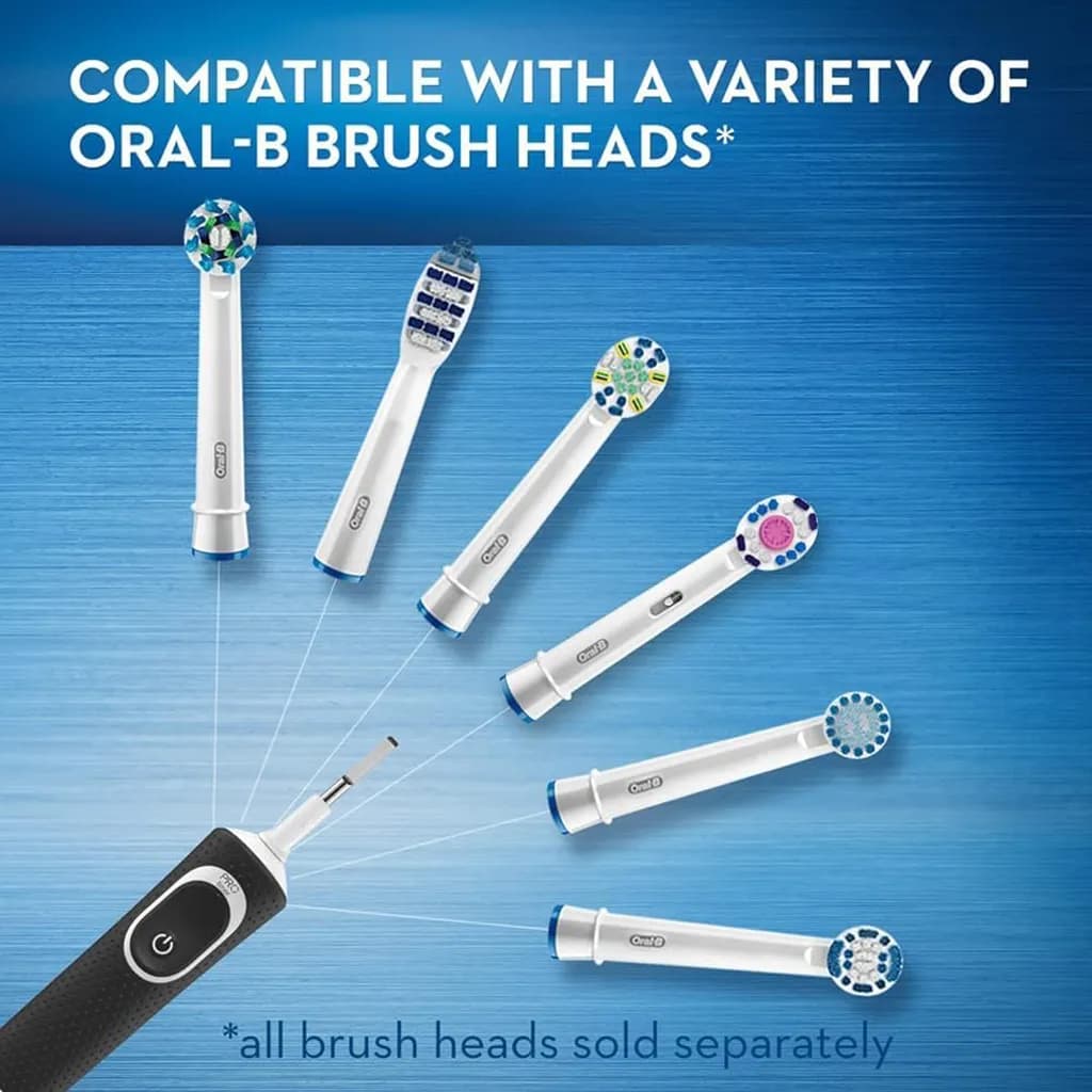 مسواک برقی اورال بی مدل Vitality D100 مشکی — تصویر ۴