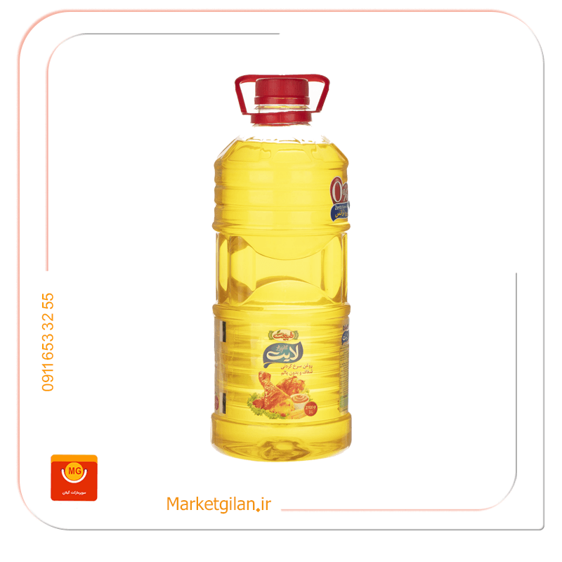 روغن سرخ کردنی شفاف وبدون پالم 3 لیتری طببیعت-کد 2300
