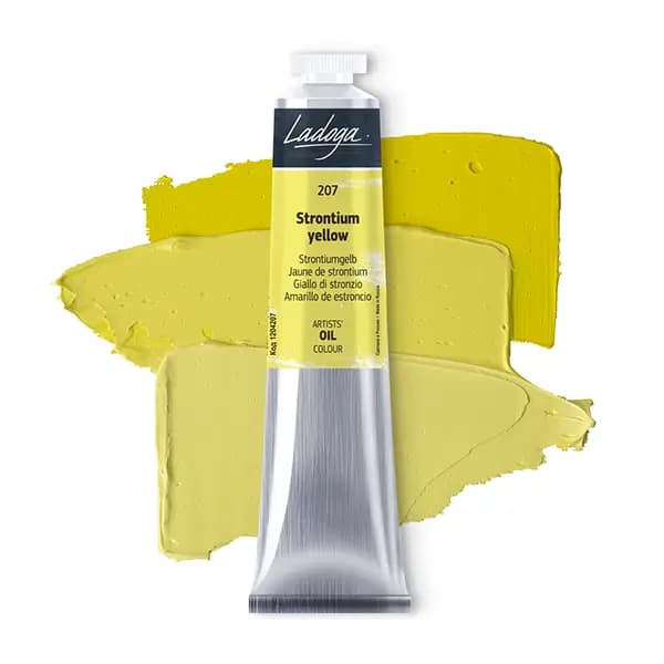 رنگ روغن سنت پترزبورگ (لادوگا) رنگ 207 Strontium yellow — تصویر ۲