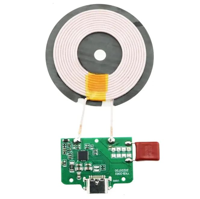 ماژول شارژر وایرلس 15W با ورودی Type-C به همراه صفحه کویل شارژ — تصویر ۱۱