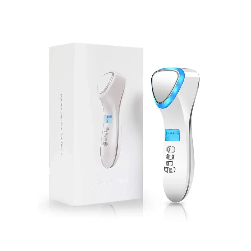 اسکوم سرد و گرم ویبره‌دار مثلثی Hot and Cool Skin Care Device D002 — تصویر ۹