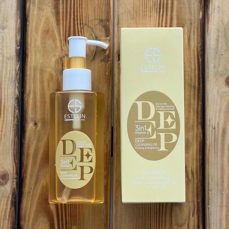 روغن پاک‌کننده صورت استلین مدل ویتامین سی (Estelin Vitamin C Cleansing Oil)