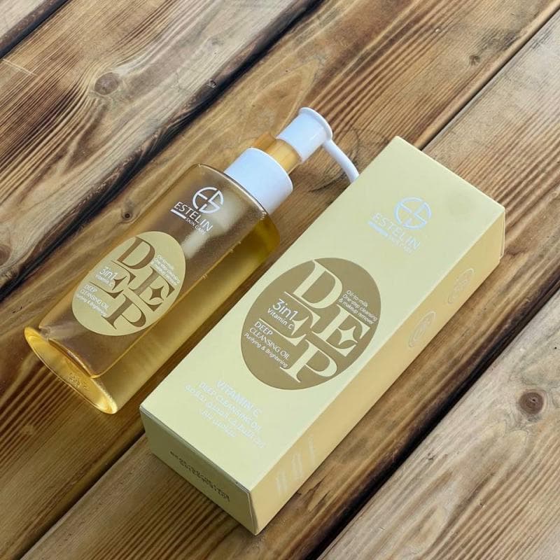 روغن پاککننده صورت استلین مدل ویتامین سی (Estelin Vitamin C Cleansing Oil) — تصویر ۲