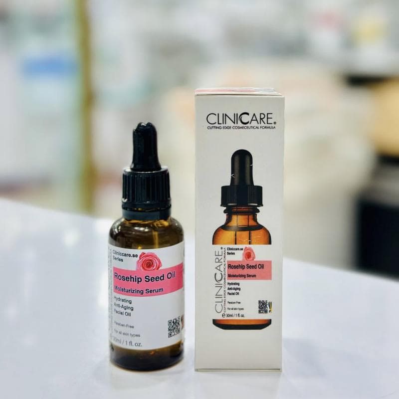 سرم روغن دانه گل رز کلینیکر (CLINICARE Rosehip Seed Oil Serum) — تصویر ۵