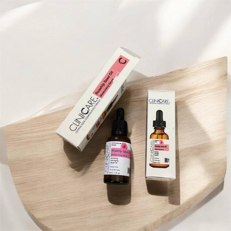 سرم روغن دانه گل رز کلینیکر (CLINICARE Rosehip Seed Oil Serum) — تصویر ۸