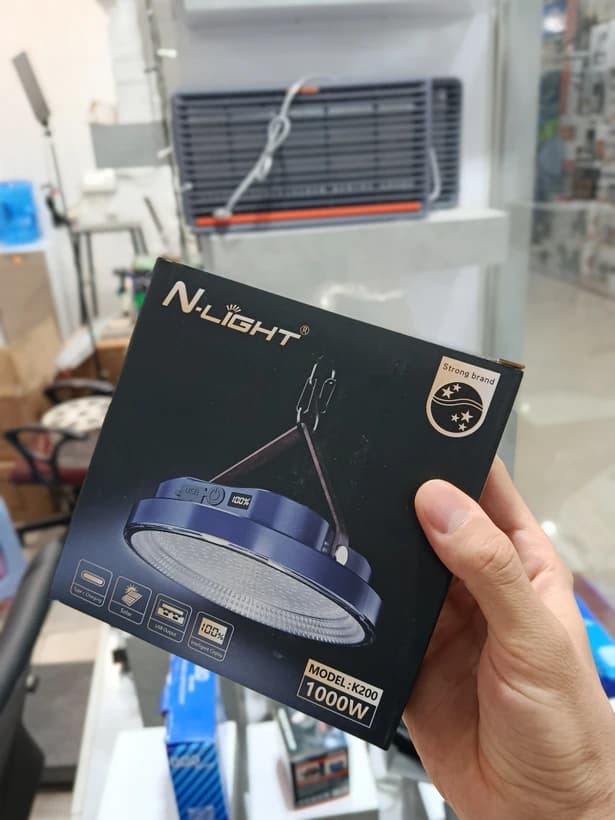 پروژکتور شارژی خورشیدی N-LIGHT مدل K:200 — تصویر ۶