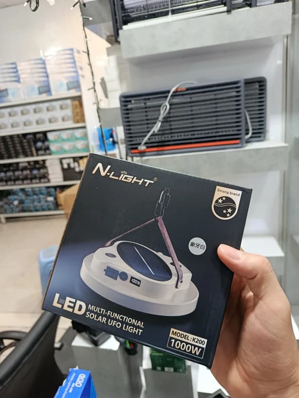 پروژکتور شارژی خورشیدی N-LIGHT مدل K:200 — تصویر ۳