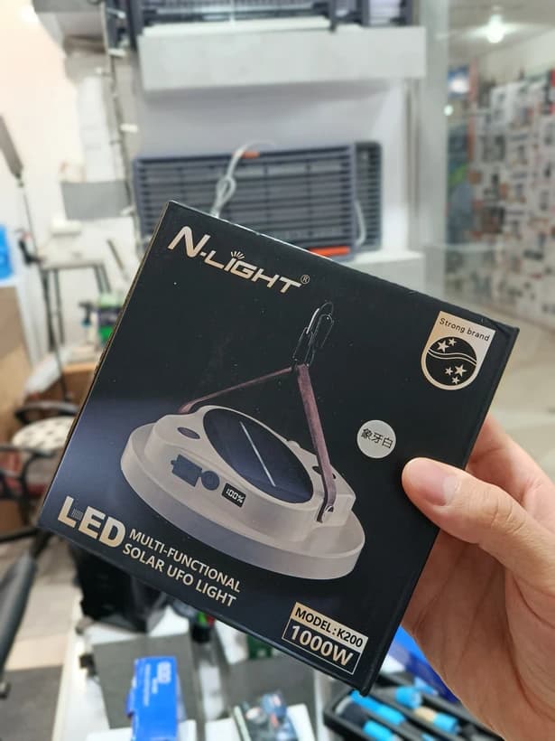 پروژکتور شارژی خورشیدی N-LIGHT مدل K:200 — تصویر ۵