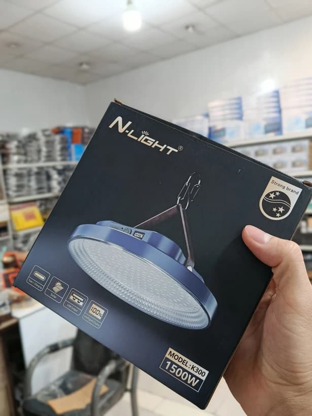پروژکتور شارژی خورشیدی N-LIGHT مدل K:300 — تصویر ۳